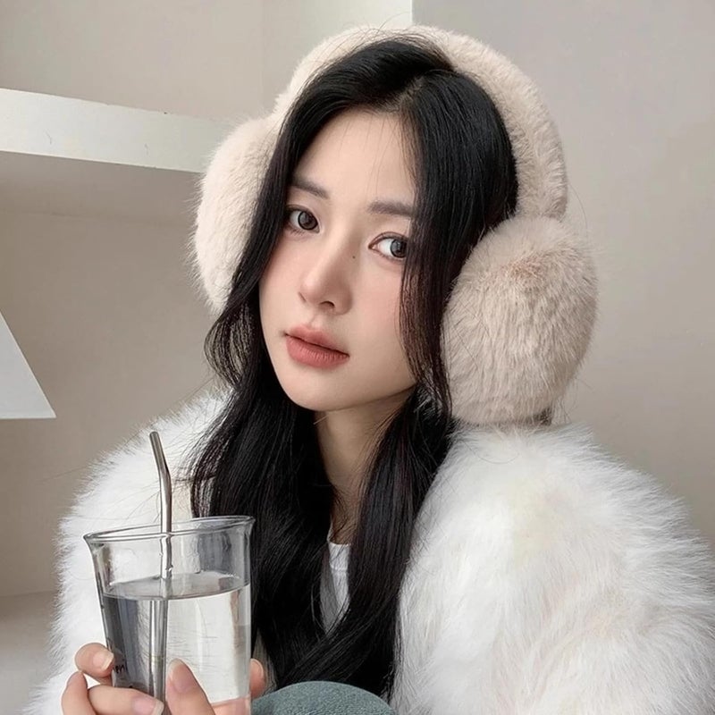 Pesaat Warm Ear muffs for Women Winter Unisex Fluffy Earmuffs Lady Ear Warmer Faux Fur Ear Covers - Image 5